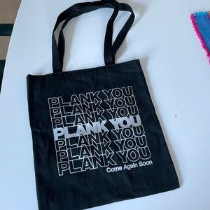 Y7 “Plank You Come Again Soon” Tote - NEW